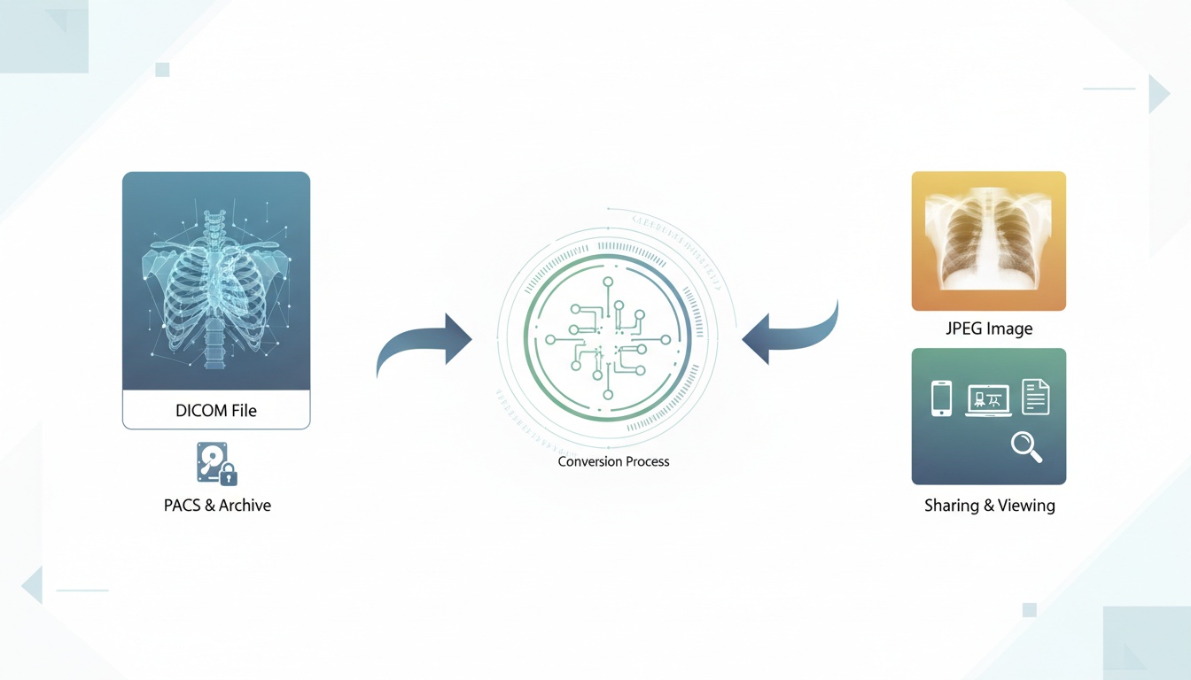 Hoe DICOM naar JPEG te converteren Een uitgebreide gids voor zorgprofessionals - Gemaakt door PostDICOM